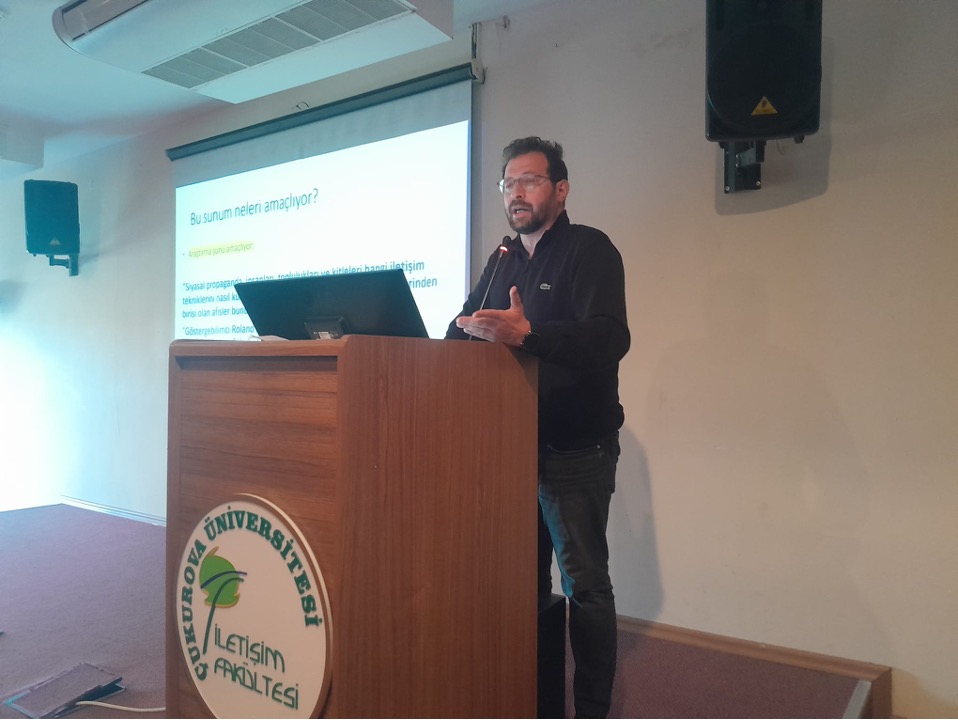 Dr. İsmail Sarp Aykurt’tan Fakültemizde “Siyasal Propaganda” Konferansı