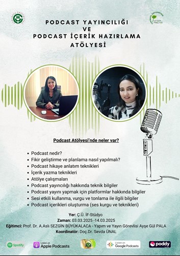 Podcast Yayıncılığı ve Podcast İçerik Hazırlama Atölyesi