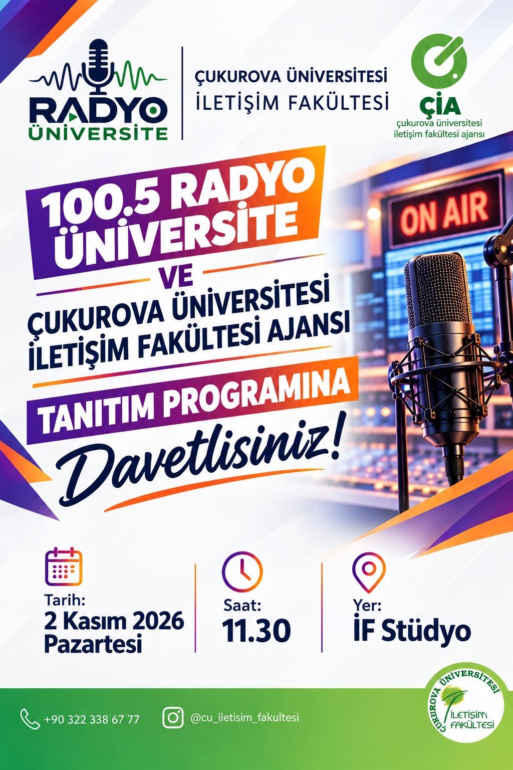 Radyo Üniversite 100.5 Tanıtım Programı