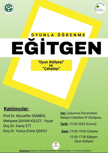 Oyunla Öğrenme Eğitgen "Oyun Atölyesi ve Çalıştayı"