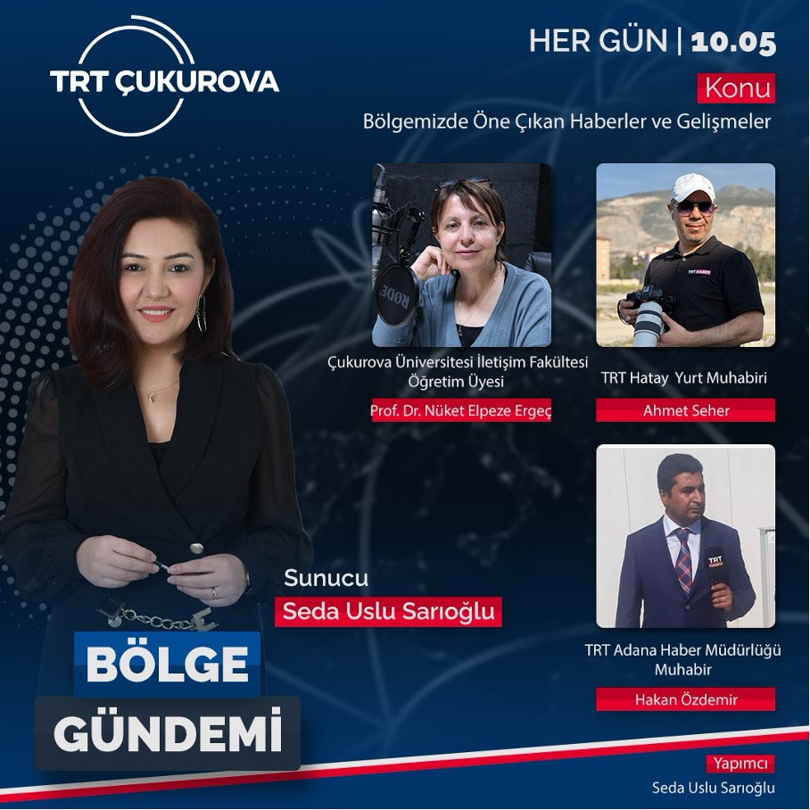 Prof. Dr. Nükhet Elpeze Ergeç, 6 Mayıs Radyo Günü’nde TRT Çukurova Radyosu’nun Konuğu Oldu
