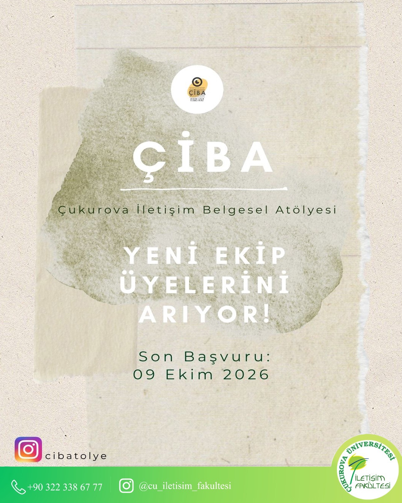 Çukurova İletişim Belgesel Atölyesi
